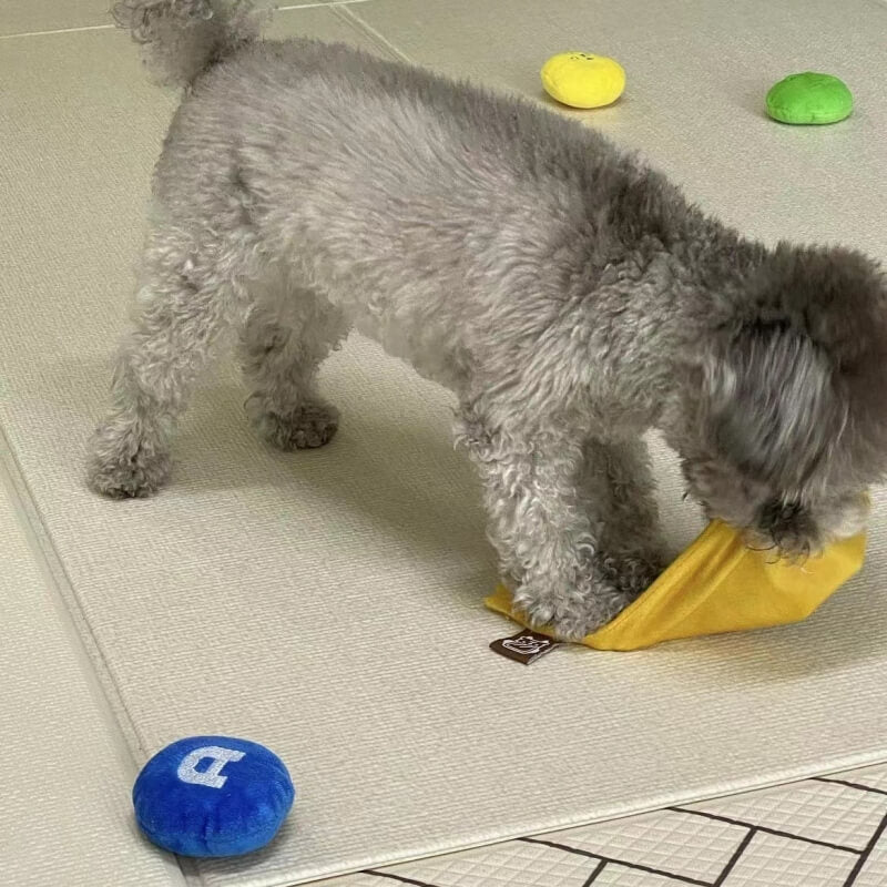 Plüsch-Süßigkeitenspielzeug, tibetisches Futterspielzeug, Hundespielzeug