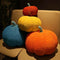 Cuscino per cuscini di zucca in pile di orsacchiotto