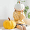 Cuscino per cuscini di zucca in pile di orsacchiotto