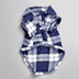Camisa clásica de perros a cuadros: acogedor y elegante para cada ocasión