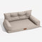 Luxe Faux Leather Foldable Orthopedic Large Dog Bed - CoreLounge
