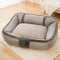 Cama de perro de sofá de gran y acogedora y acogedora