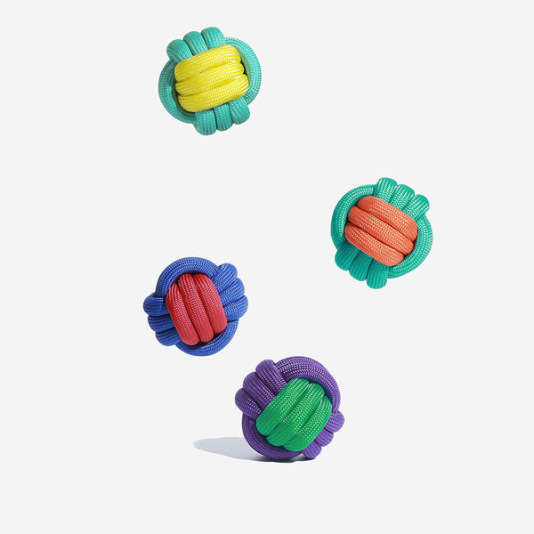 Juguete para perros que lanza bolas de nudos - <tc>Color</tc> Choque