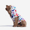 Patilla de lluvia para perros impermeable reversible - Graffiti e iridescente