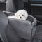 Asiento de auto para mascotas de consola de miradas de gamuza