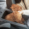 Asiento de auto para mascotas de consola de miradas de gamuza