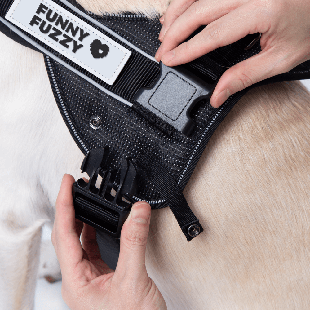 Leicht zu tragendes Hundegeschirr, großes Anti-Pull-Hundegeschirr für den Kofferraum mit Griff