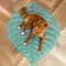 Manta de perro de forma de hoja